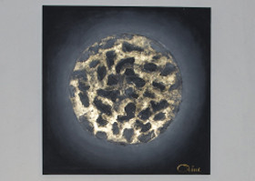 Gemälde, Pattern 7, 100x100cm, Künstlerin Oline